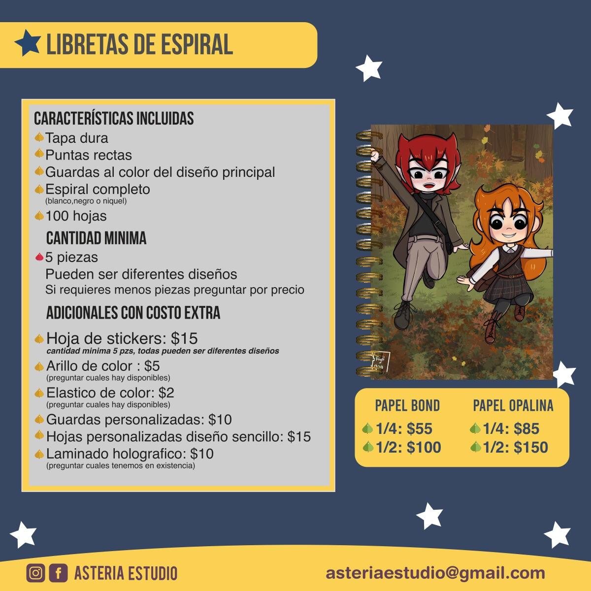 Libretas de espiral